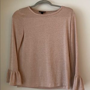JCrew Blush Sparkle Top